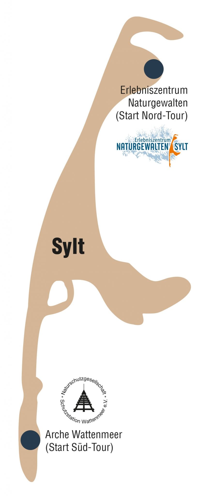 Karte von Sylt