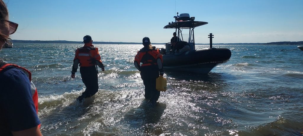 WDC Rettungsteam im Meer